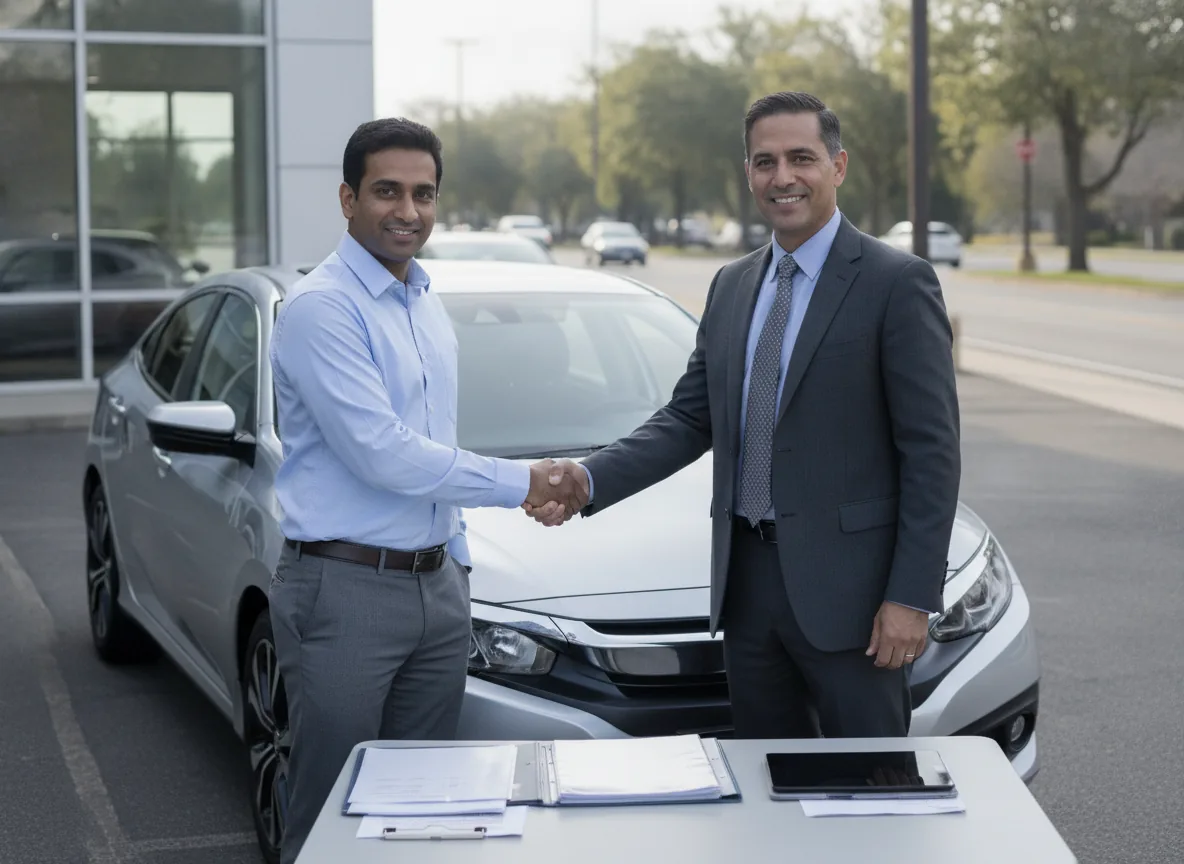 real photo of a Pakistani car owner meeting